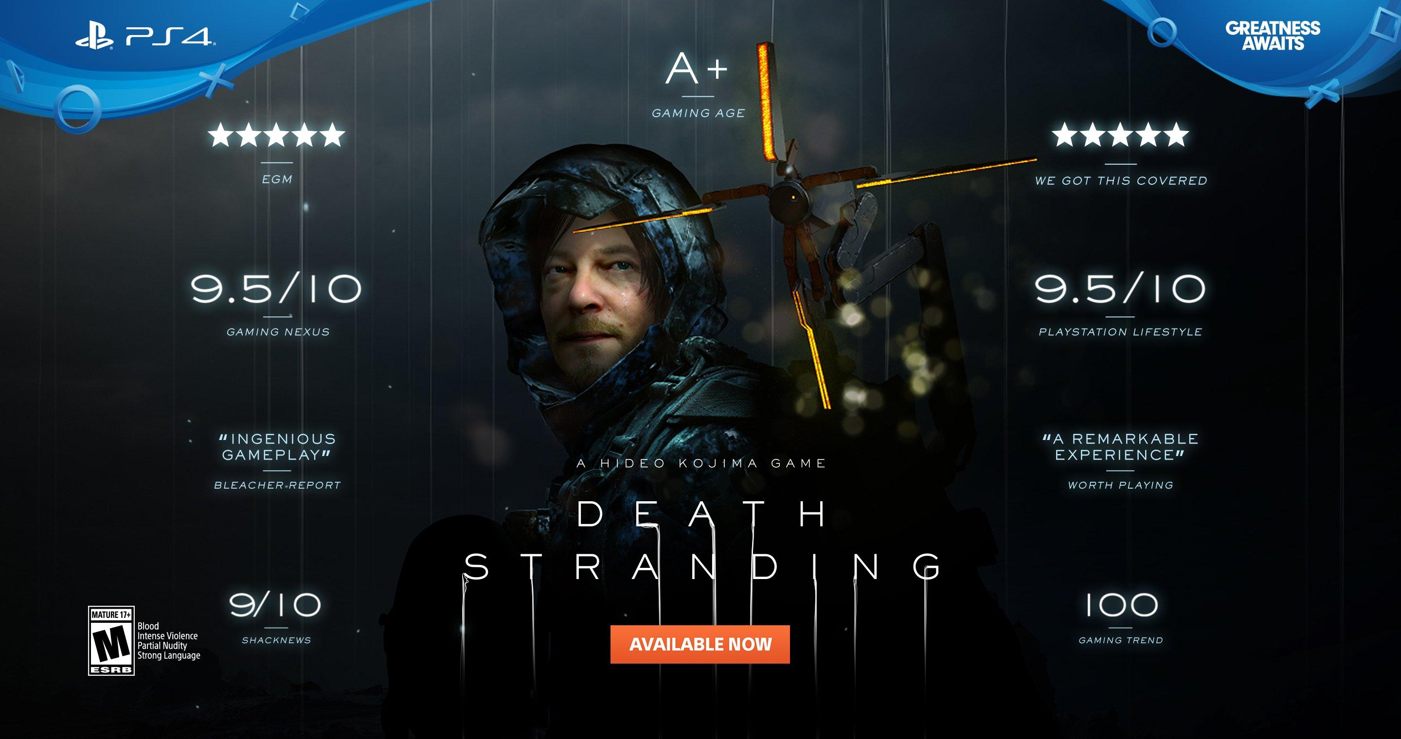 death stranding only on playstation
