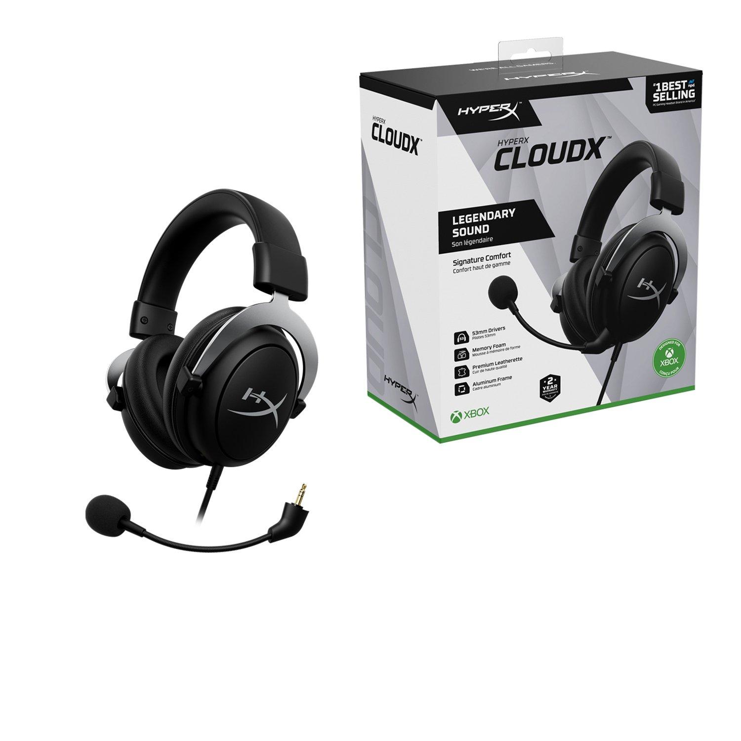 hyperx cloudx gaming headset for xbox one