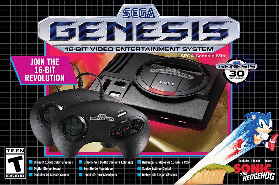 sega genesis classic game console 2 player games
