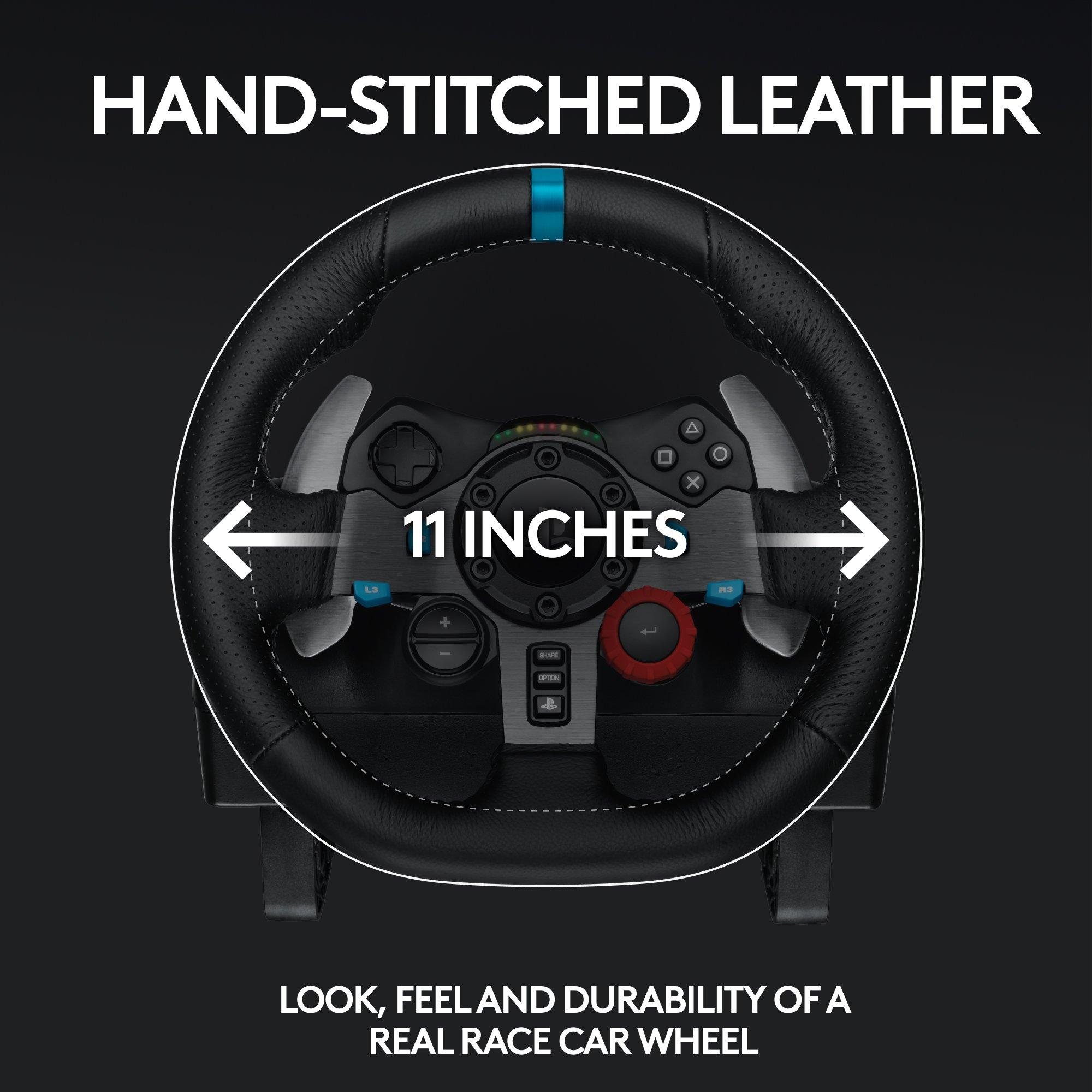 Logitech G29 Driving Force Racing Wheel for PlayStation 4, 5, and