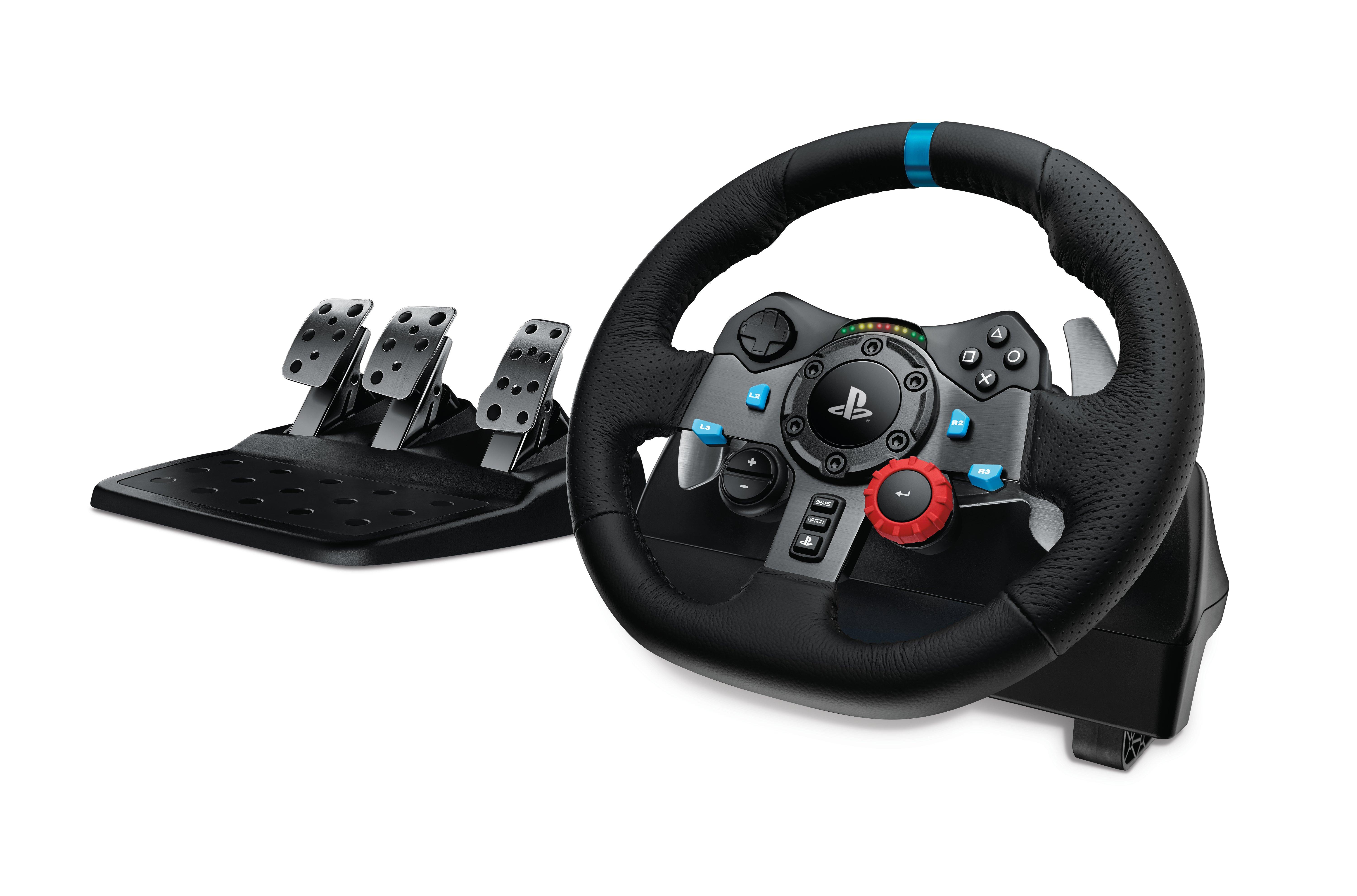  Driving Force Wheel for PlayStation 2 and PlayStation 3 : Video  Games