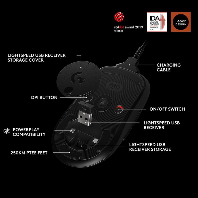 Logitech PRO Wireless Gaming Mouse | GameStop