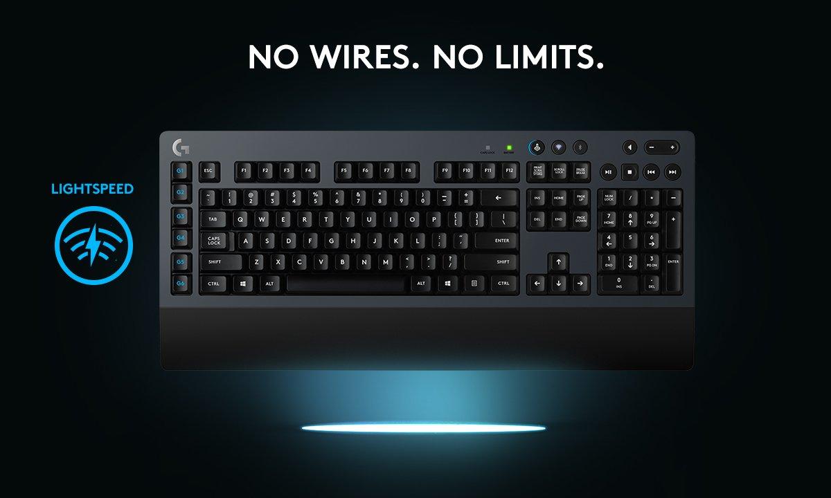 G613 RomerG Tactile Switches Wireless Mechanical Gaming Keyboard PC