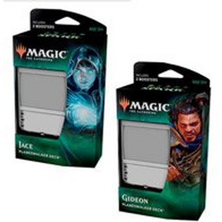 MTG Magic the Gathering War Of The Spark Set Both Planeswalker Decks card box