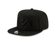 black baseball hat