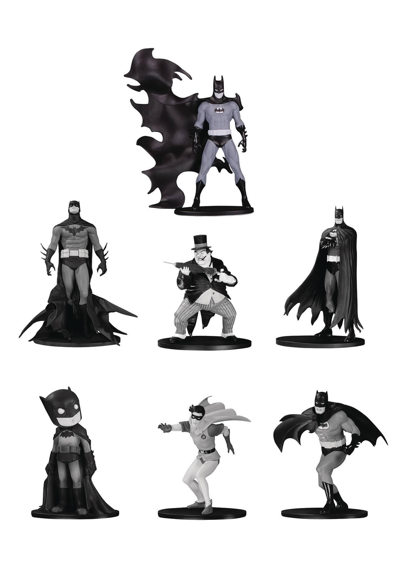 batman black and white figures