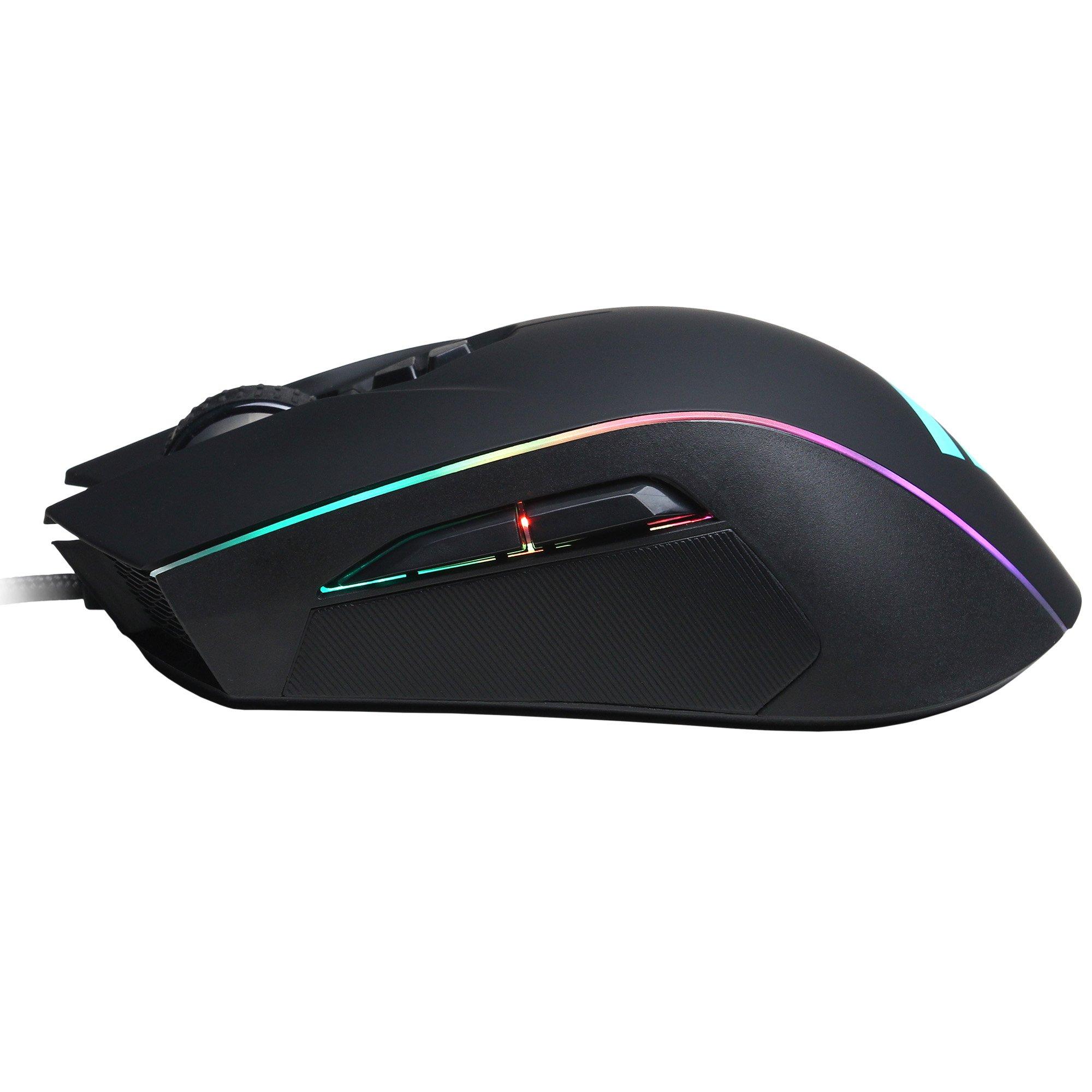 CyberPowerPC Syber SM202 RGB Optical Gaming Mouse CyberPowerPC GameStop