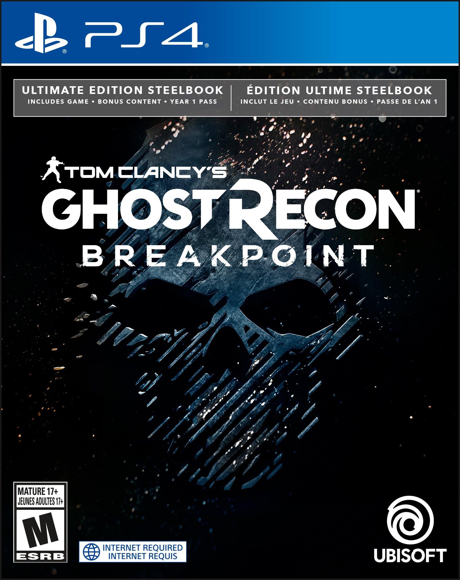 Tom Clancy S Ghost Recon Breakpoint Steelbook Ultimate Edition Only At Gamestop Playstation 4 Gamestop