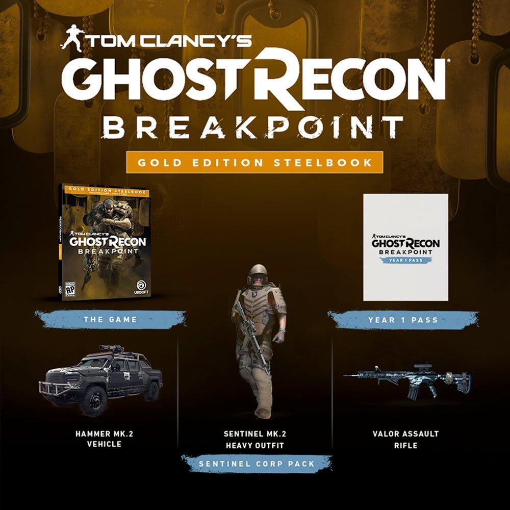 Tom Clancy S Ghost Recon Breakpoint Steelbook Gold Edition Playstation 4 Gamestop