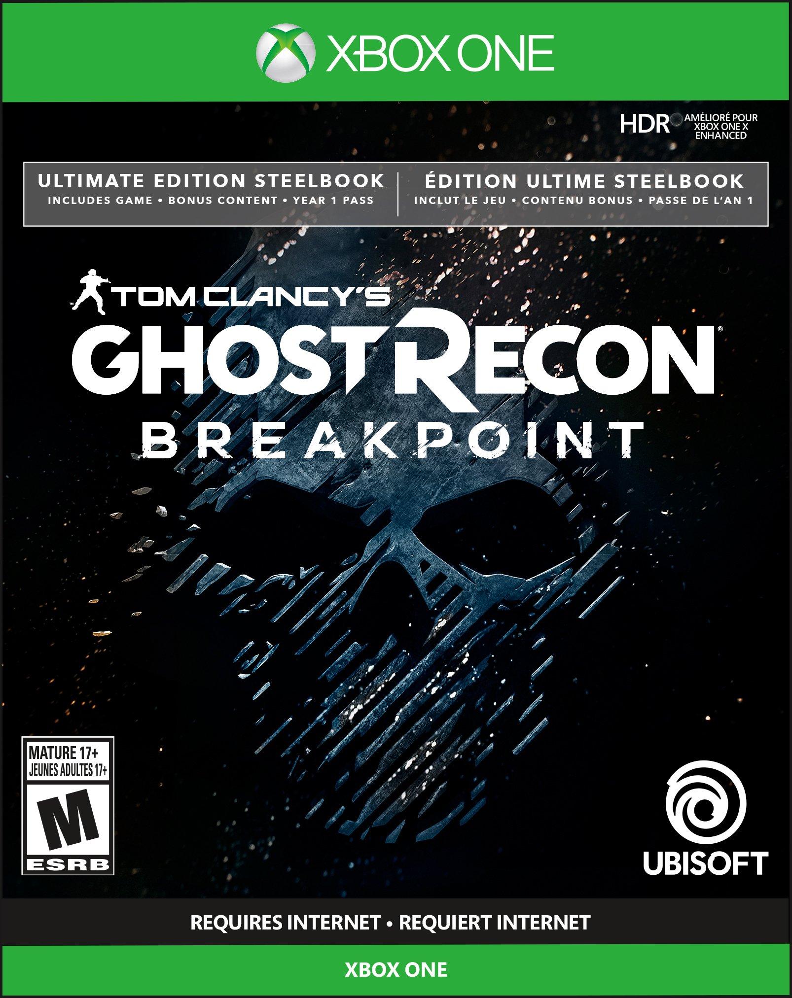 Tom Clancy's Ghost Recon Breakpoint Steelbook Ultimate Edition GameStop Exclusive - Xbox One