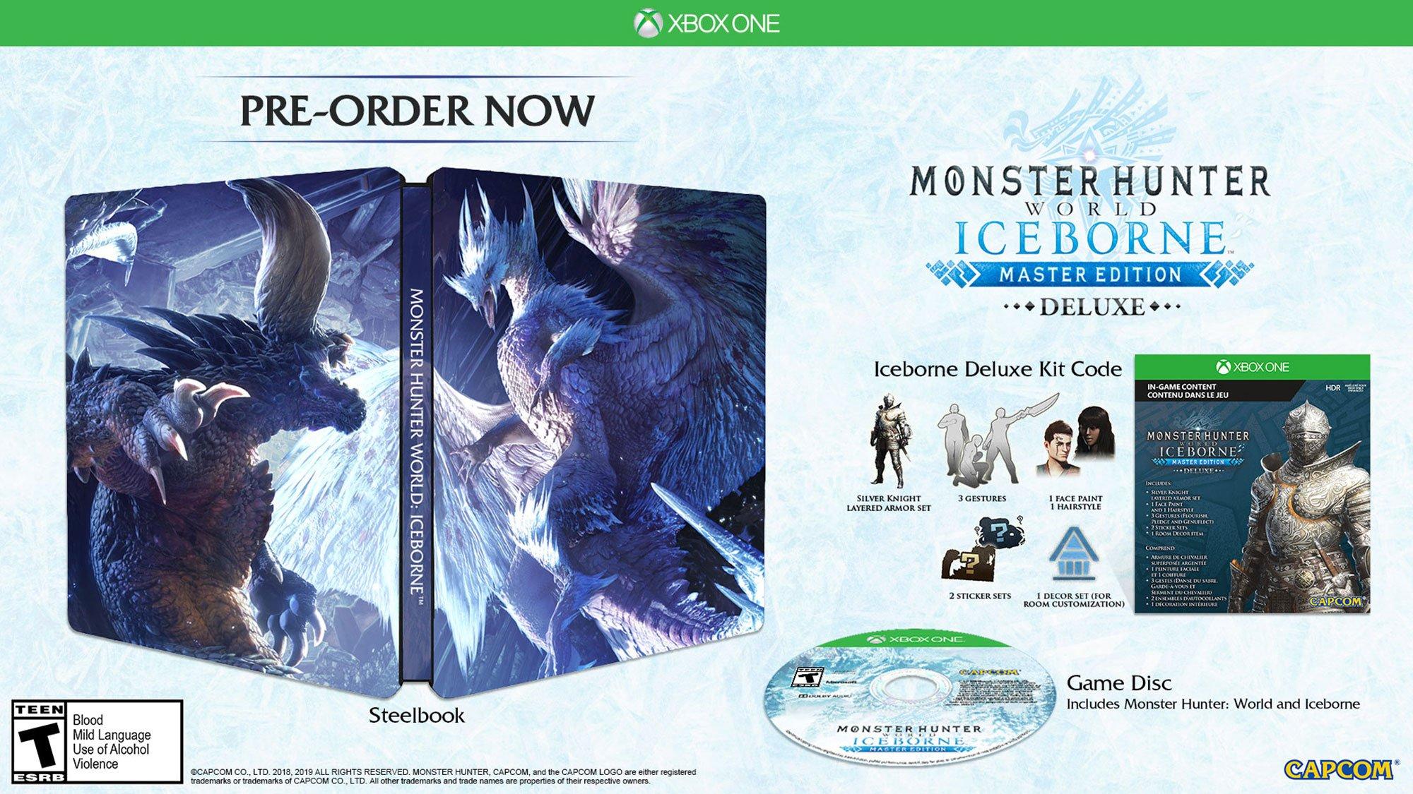 list item 1 of 15 Monster Hunter: World Iceborne Master Edition Deluxe - Xbox One