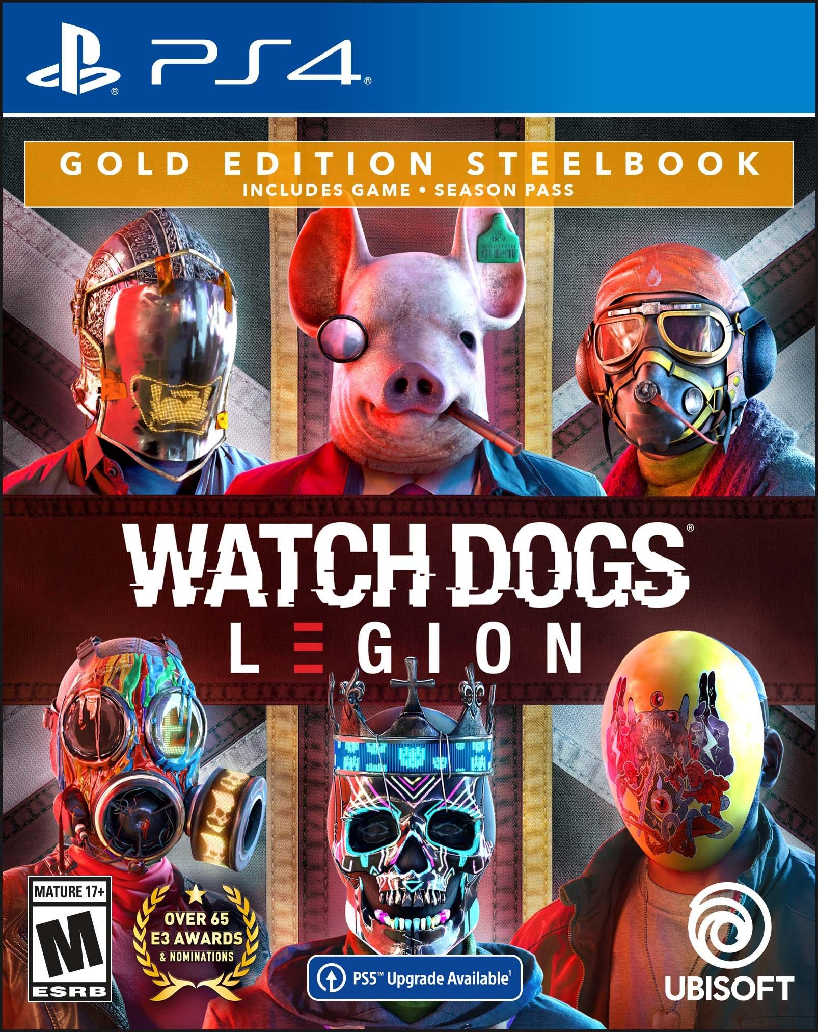 Dogs: Edition | 4 4 | Legion PlayStation Gold GameStop PlayStation Watch Steelbook -