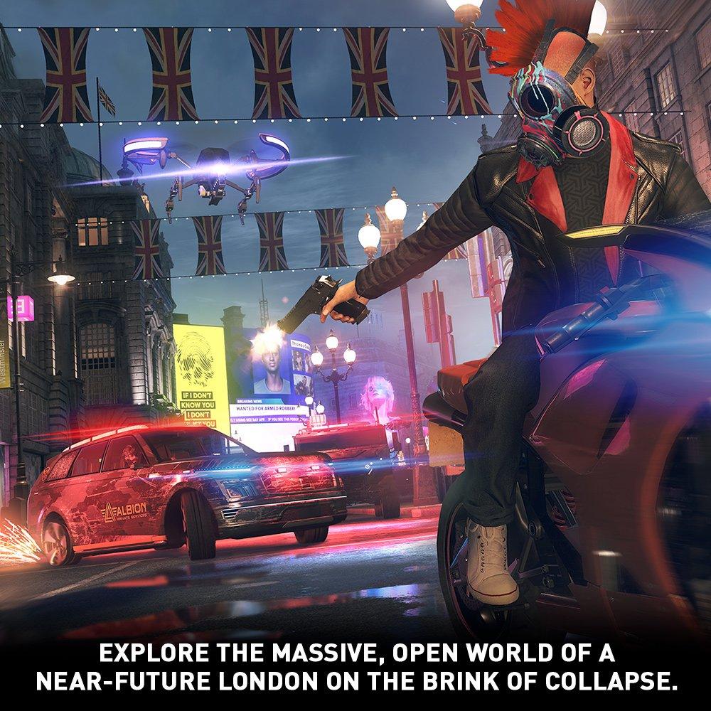  Watch Dogs Legion - PlayStation 4 Standard Edition : Ubisoft:  Video Games