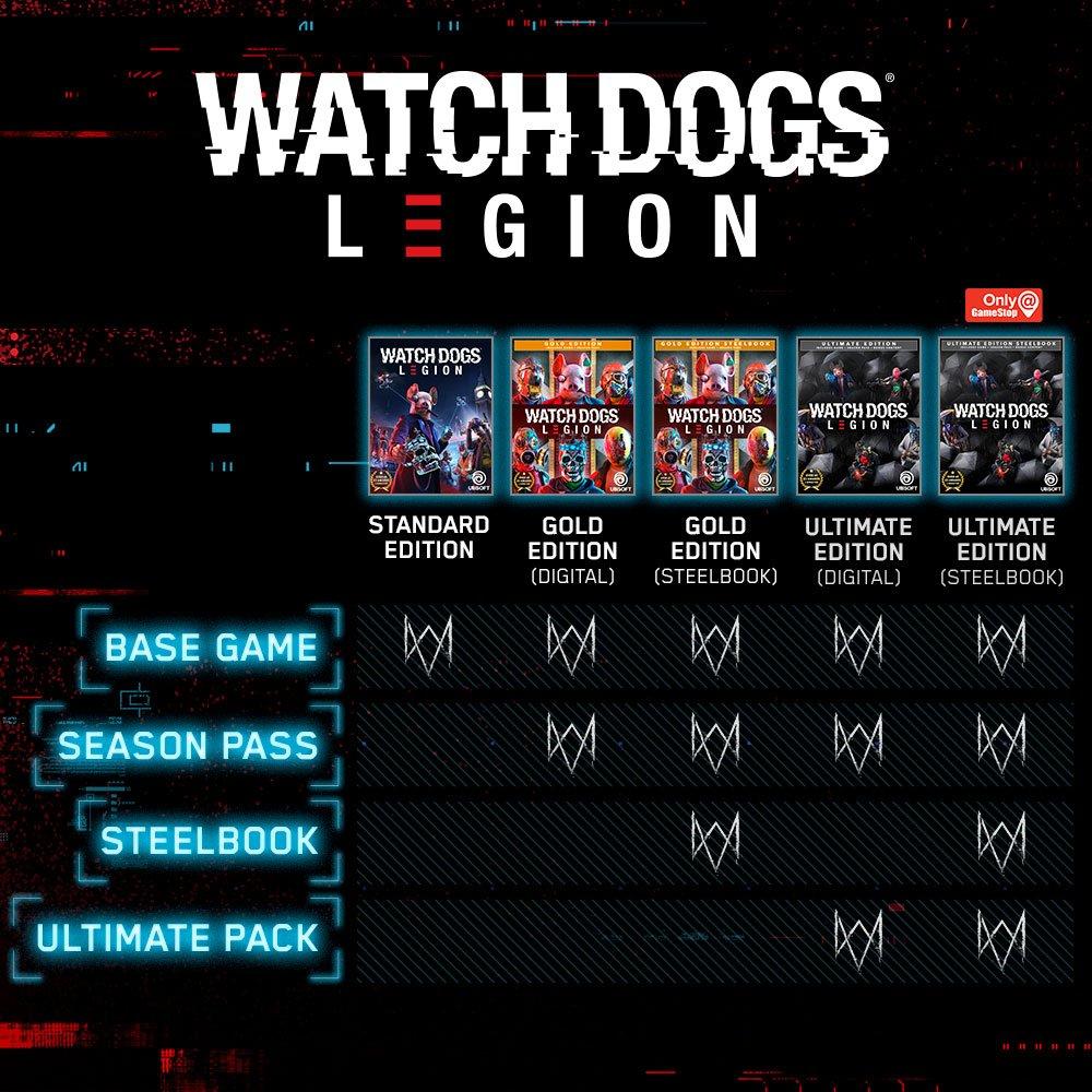 Watch Dogs: Legion Gold Steelbook Edition - PlayStation 4
