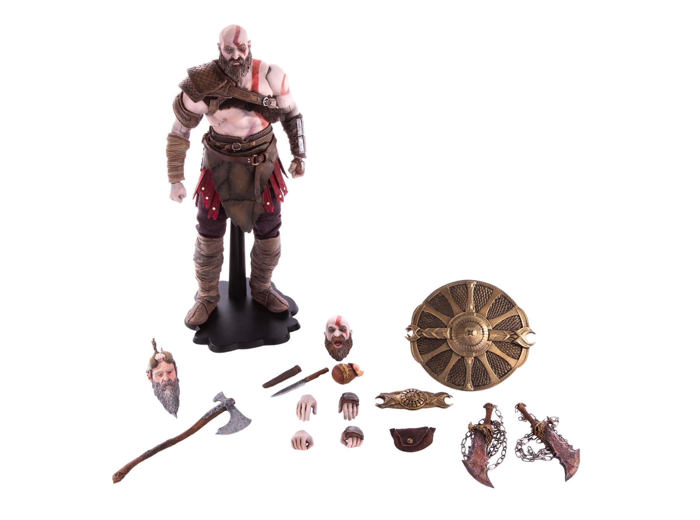 list item 1 of 1 Mondo Tees God of War Kratos Deluxe Action Figure