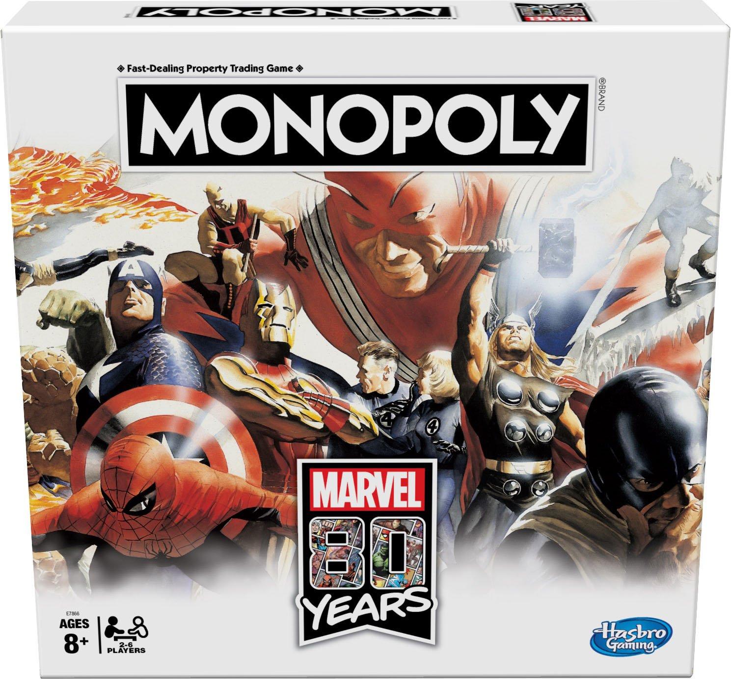 Monopoly Marvel 80 Years Edition Board 