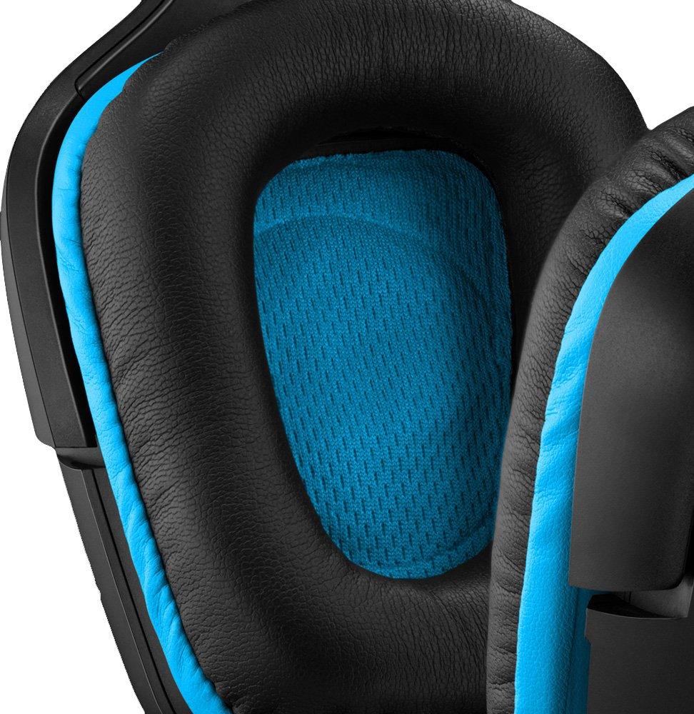 Pre-Owned Logitech G432 Wired DTS Headphone:X 2.0 Surround Sound  Over-the-Ear Gaming Headset Black/Blue With Cleaning Kit Bolt Axtion Bundle  (Refurbished: Like New) 