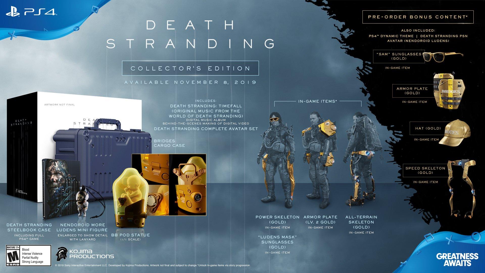 death stranding collector's edition best buy