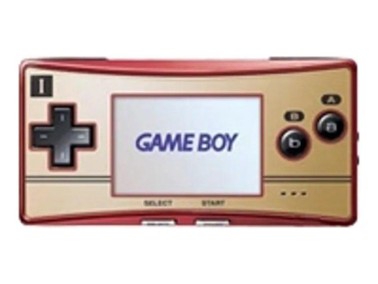 Nintendo Game Boy Advance Micro System Gold/Red | GameStop