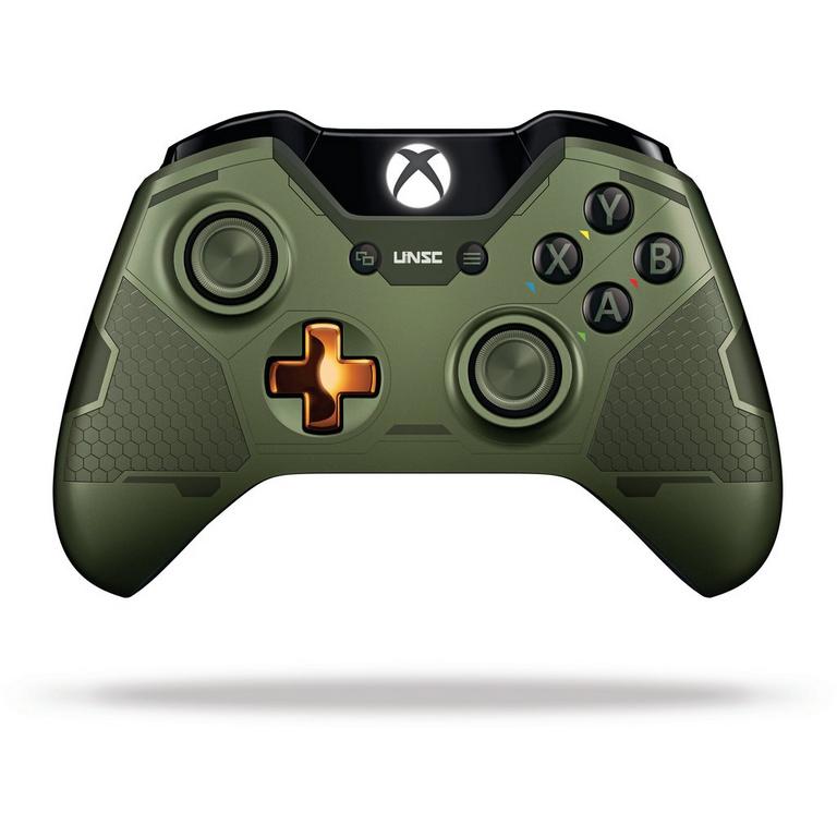Microsoft Xbox One Wireless Controller Halo 5: Guardians Master Chief Pre-owned Xbox One Accessories Microsoft GameStop