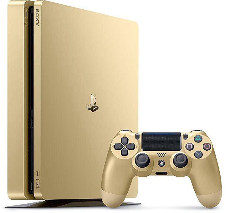 PlayStation 4 Slim Gold 1TB GameStop Premium Refurbished GameStop