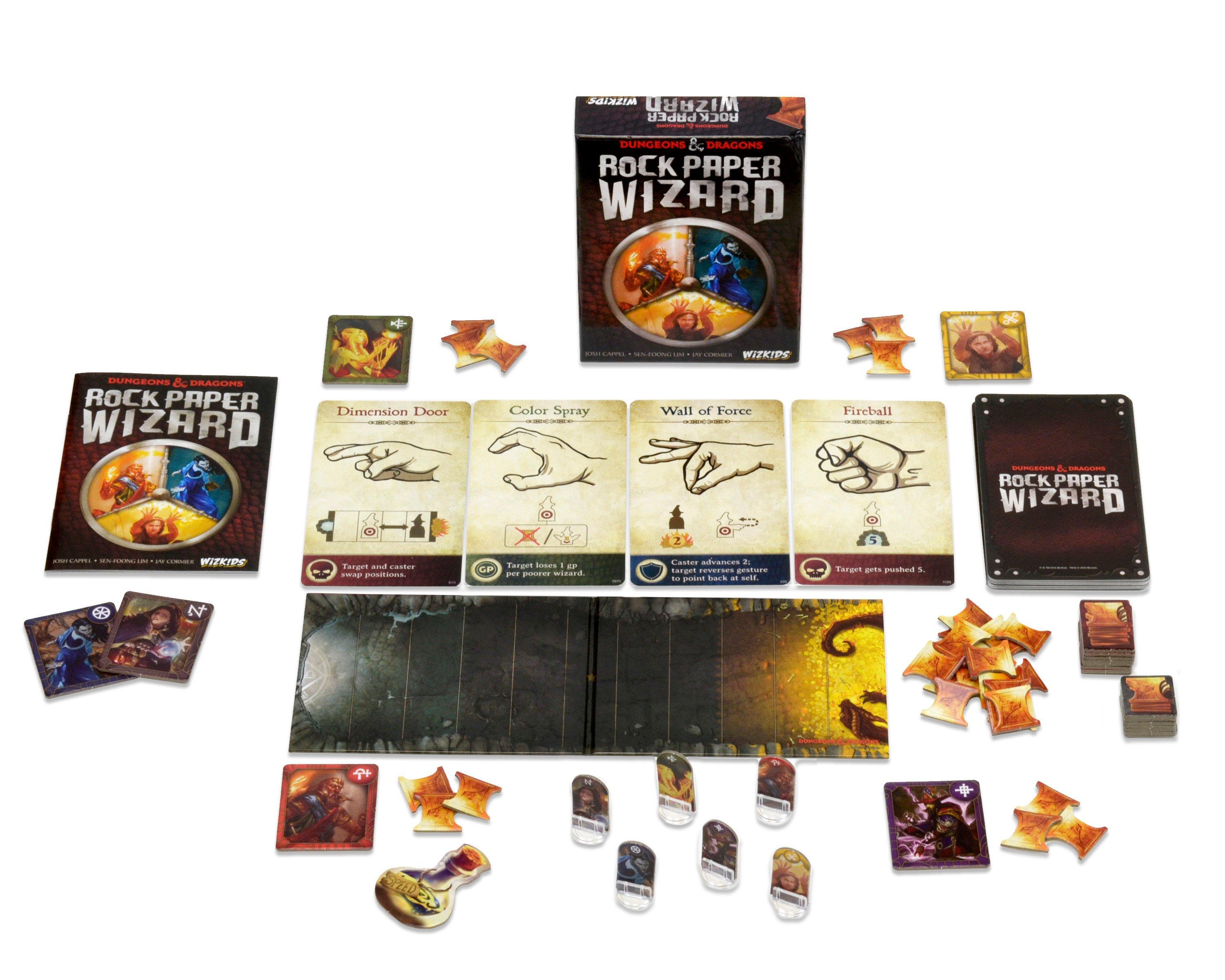 list item 2 of 2 WizKids Dungeons and Dragons Rock Paper Wizard Board Game