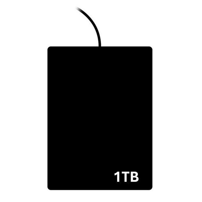 External Hard Drive 1TB (Styles May Vary)