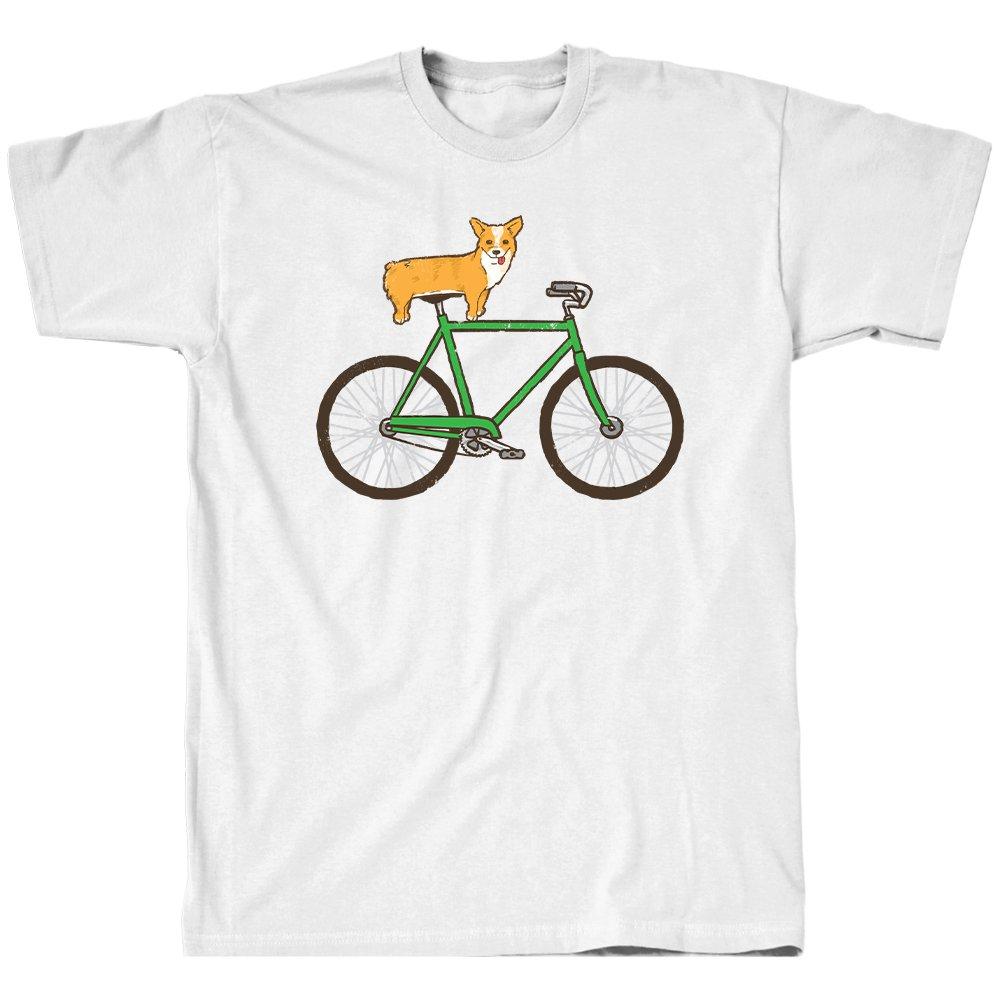 list item 1 of 2 Corgi on Bike T-Shirt