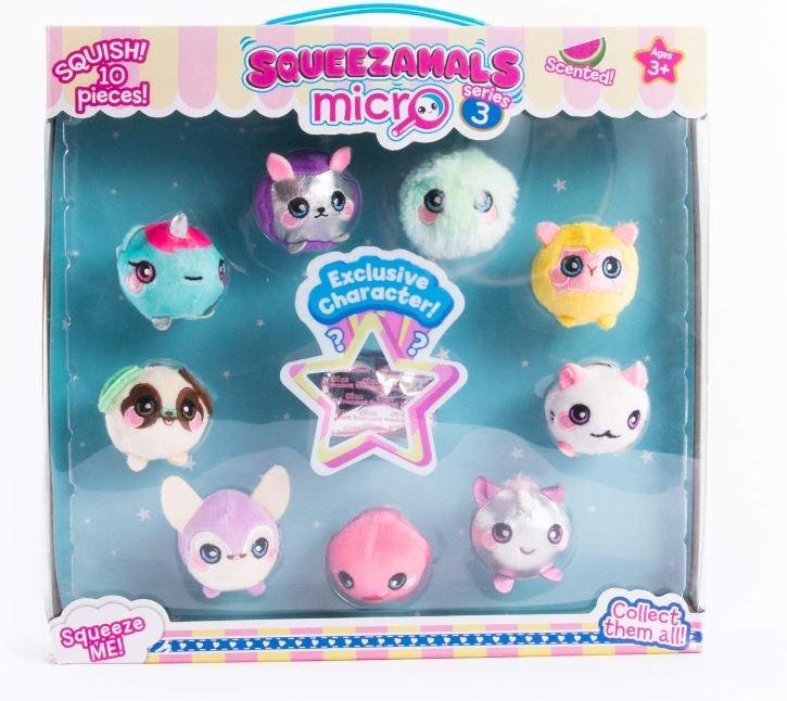 FREE SHIPPING SQUEEZAMALS Micro Series 3 Scented NEW 