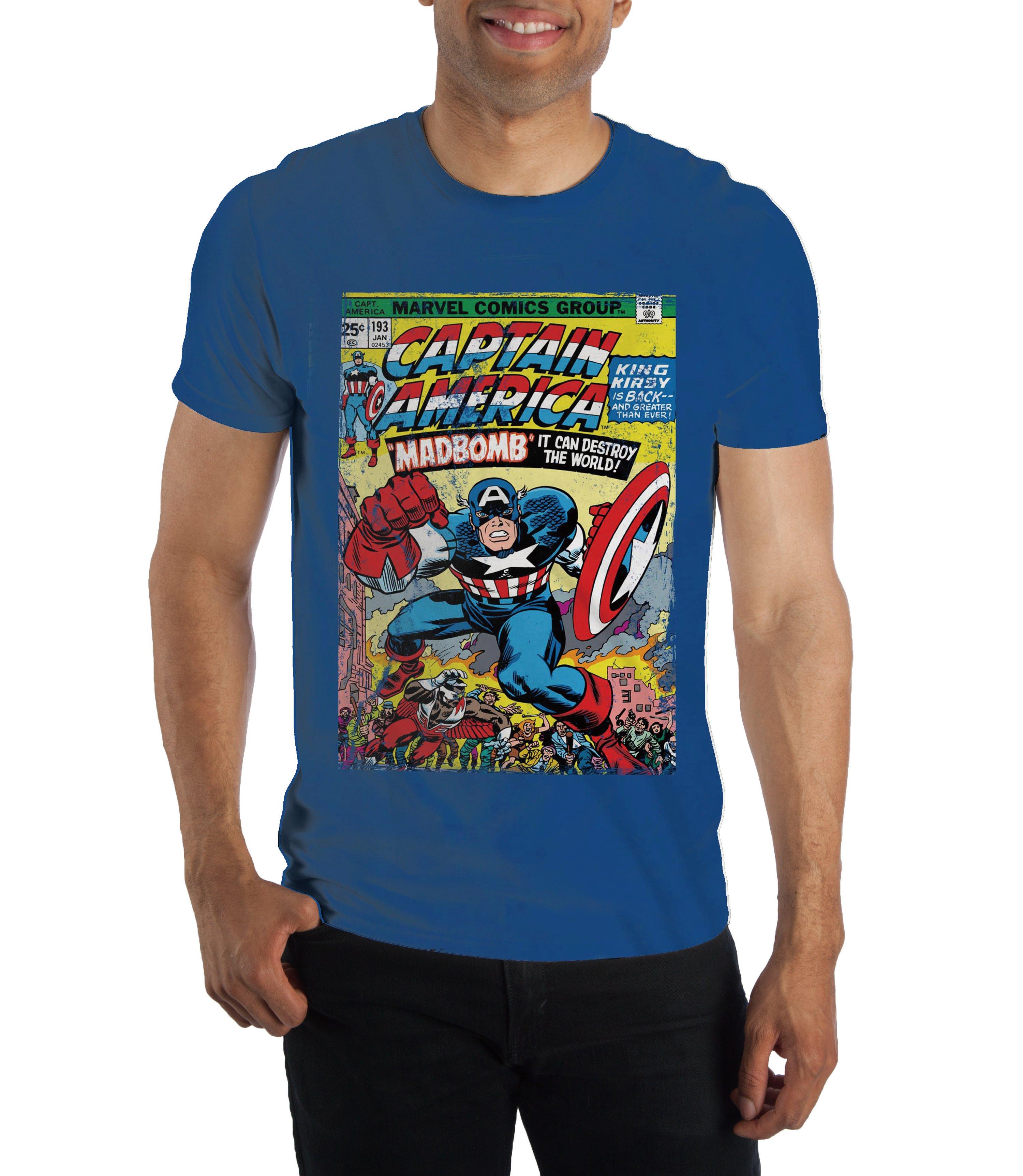 captain america t shirt 3xl