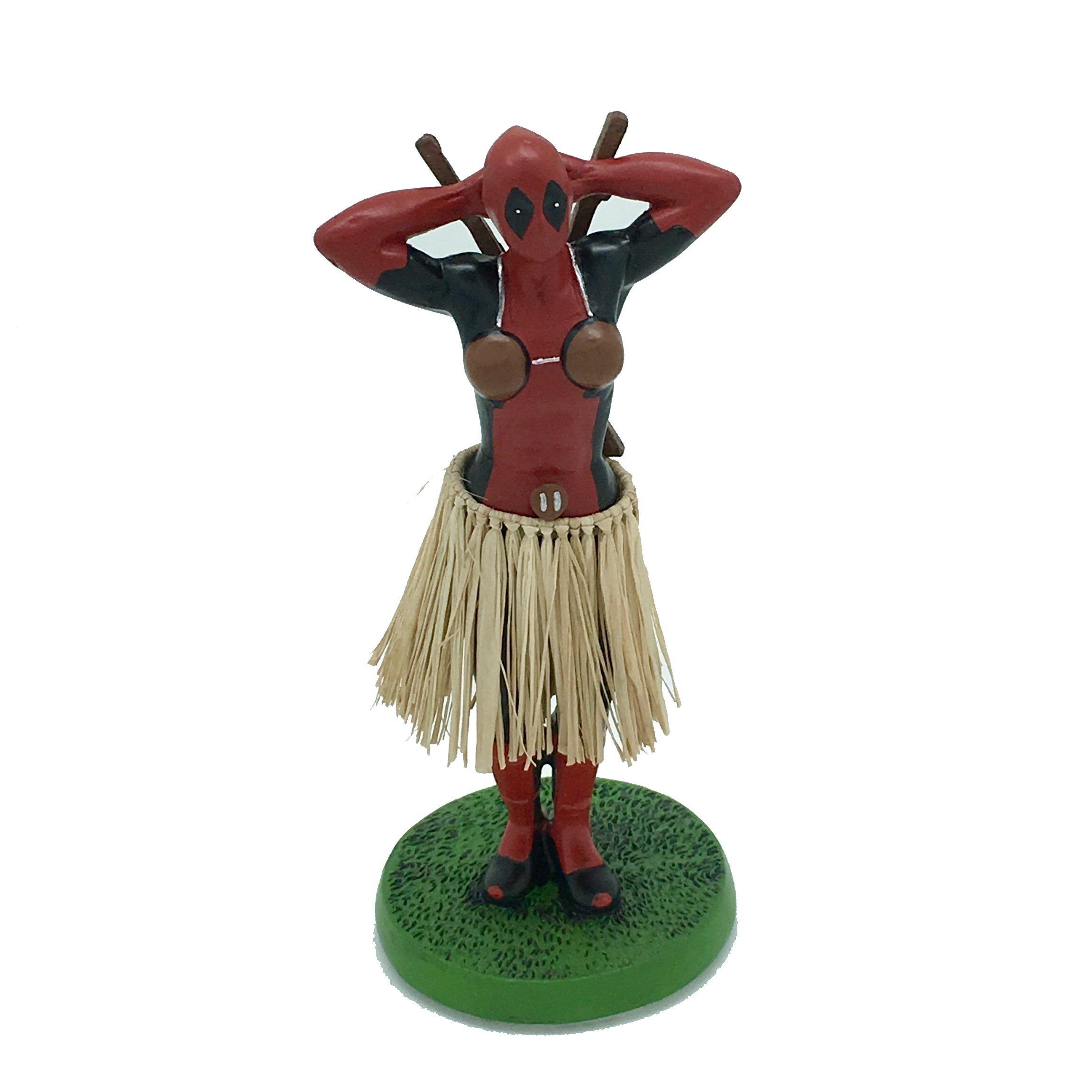 deadpool hula dashboard bobble