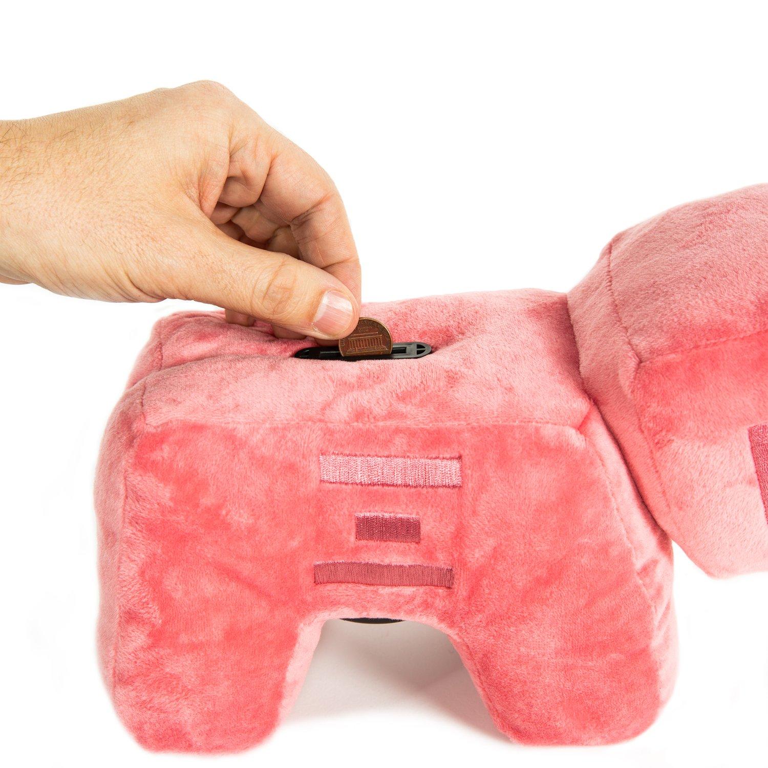 Minecraft Piggy Plush Bank