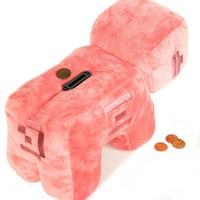 list item 4 of 5 Minecraft Piggy Plush Bank