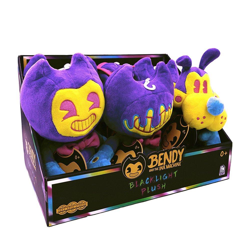 blacklight bendy plush