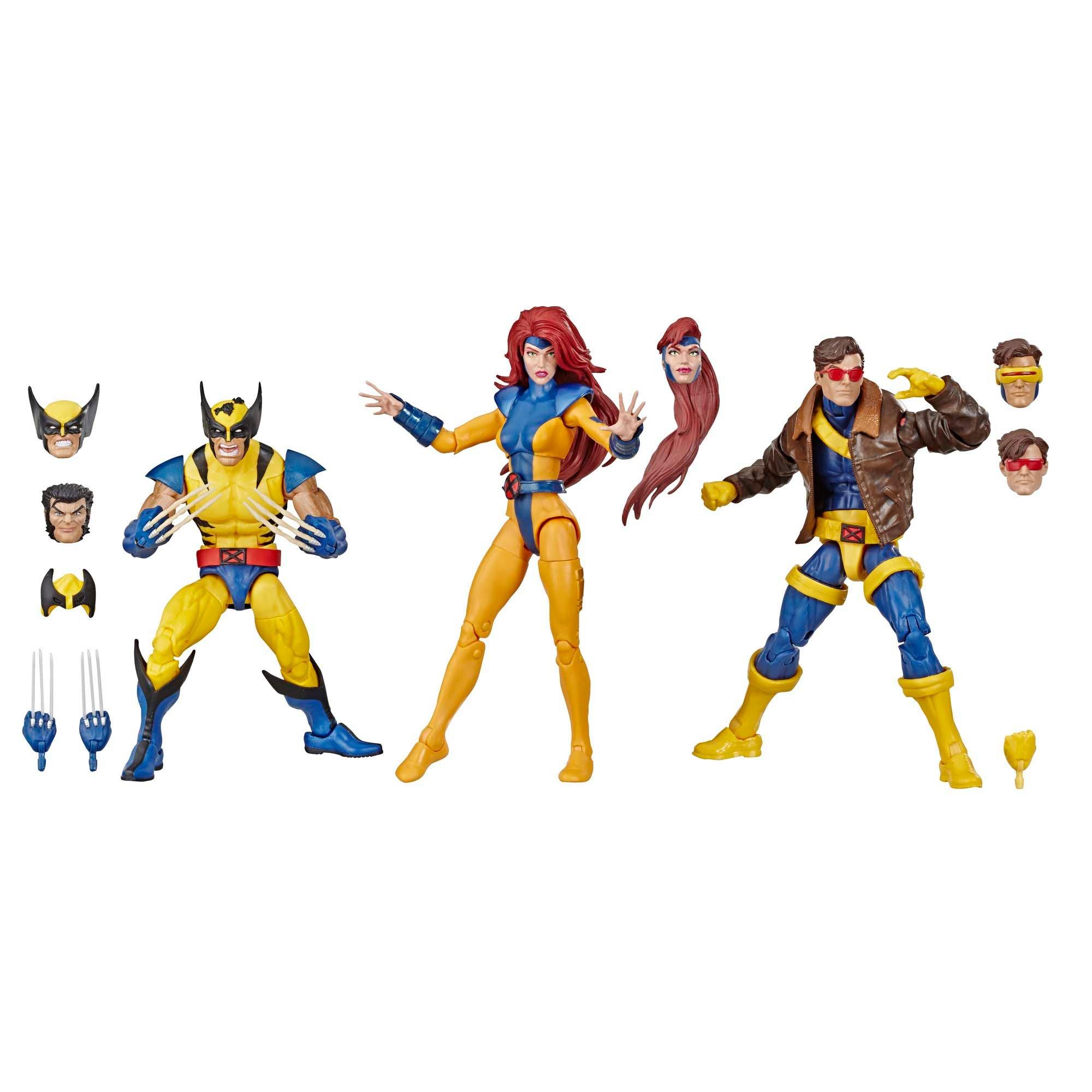 Marvel Legends X Men Wolverine Jean Grey And Cyclops Figure 3 Pack Gamestop