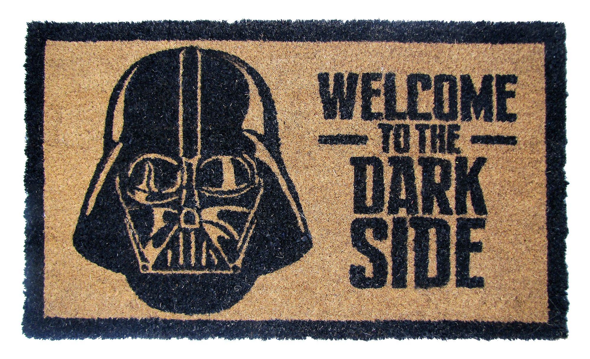 Star Wars Darth Vader Welcome To The Dark Side Doormat Gamestop - roblox star wars music codes gaming blue lighting video
