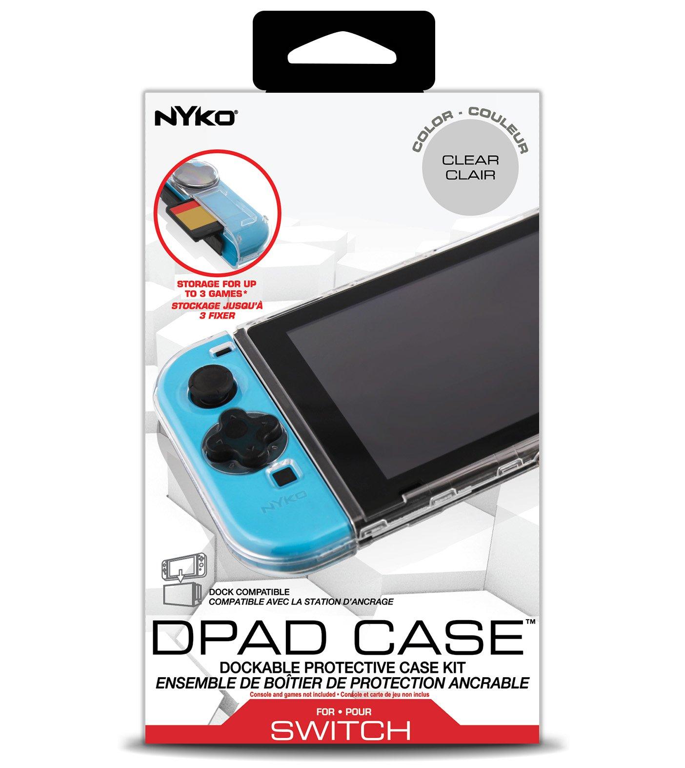 nintendo switch dockable clear case