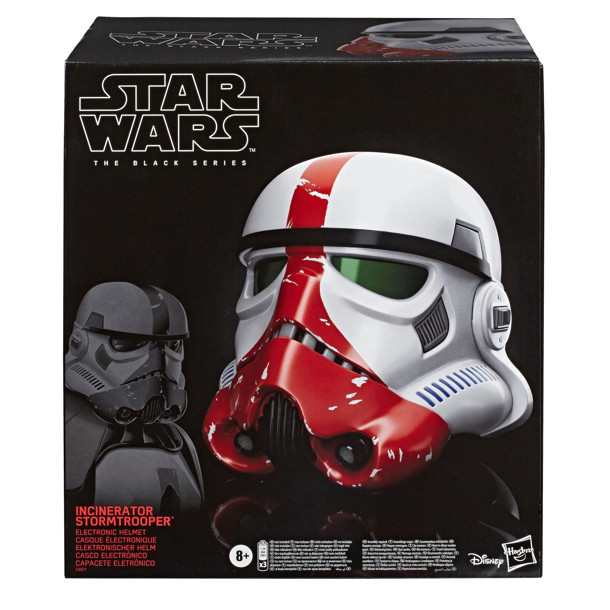 list item 2 of 7 Hasbro Star Wars: The Black Series The Mandalorian Incinerator Stormtrooper Helmet