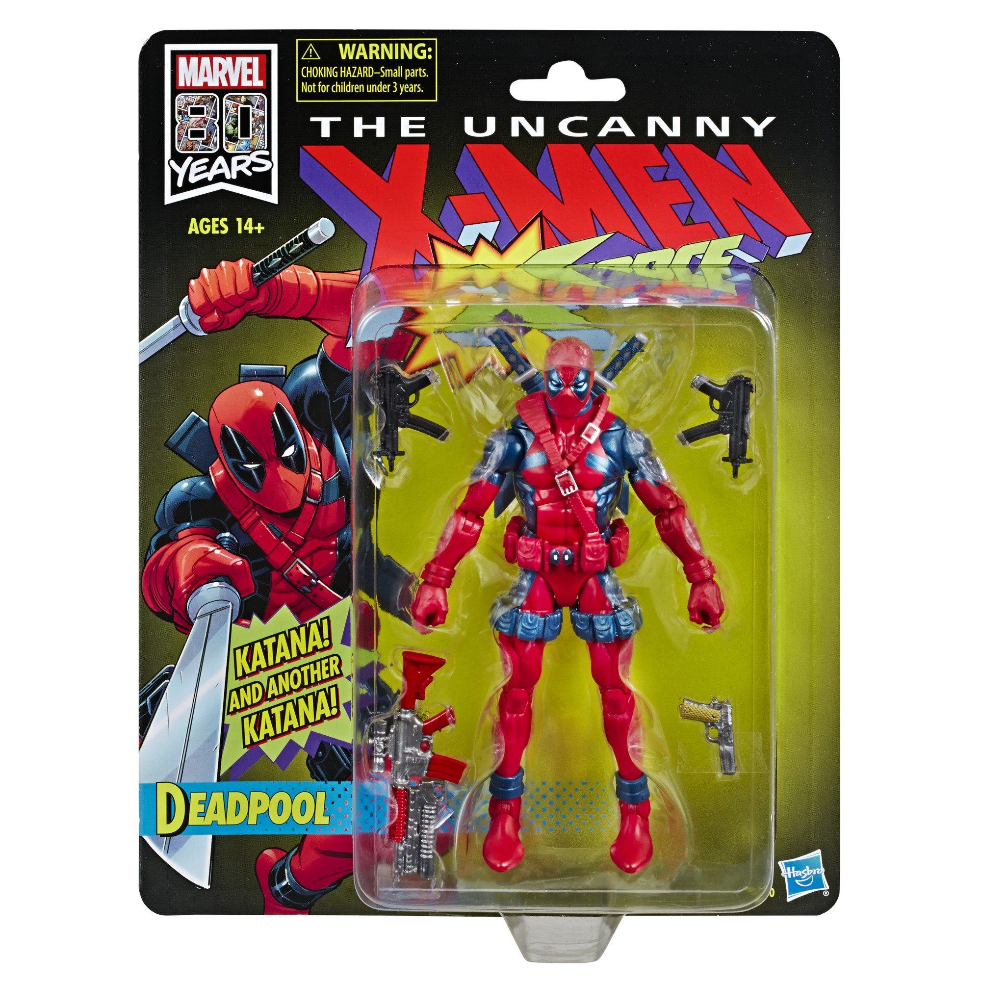list item 2 of 6 Hasbro Marvel Legends Series 80th Anniversary X-Force Deadpool 6-in Action Figure