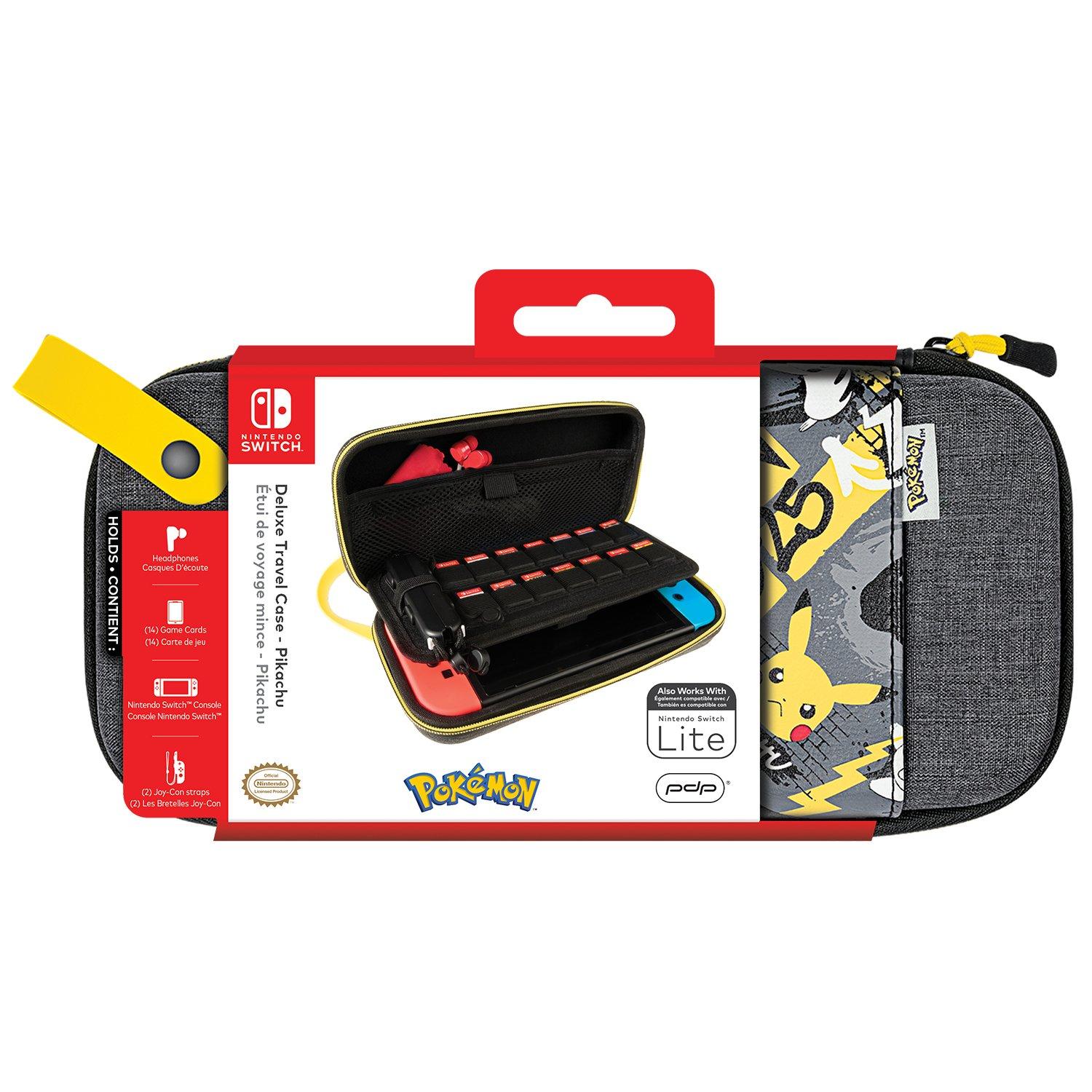 Nintendo Switch Pokemon Pikachu Deluxe Travel Case Nintendo Switch