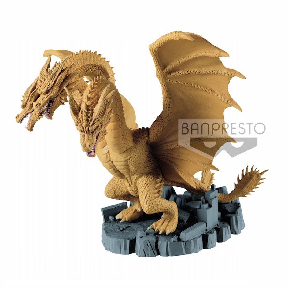 Godzilla King Of The Monsters King Ghidorah Deforume Statue Gamestop