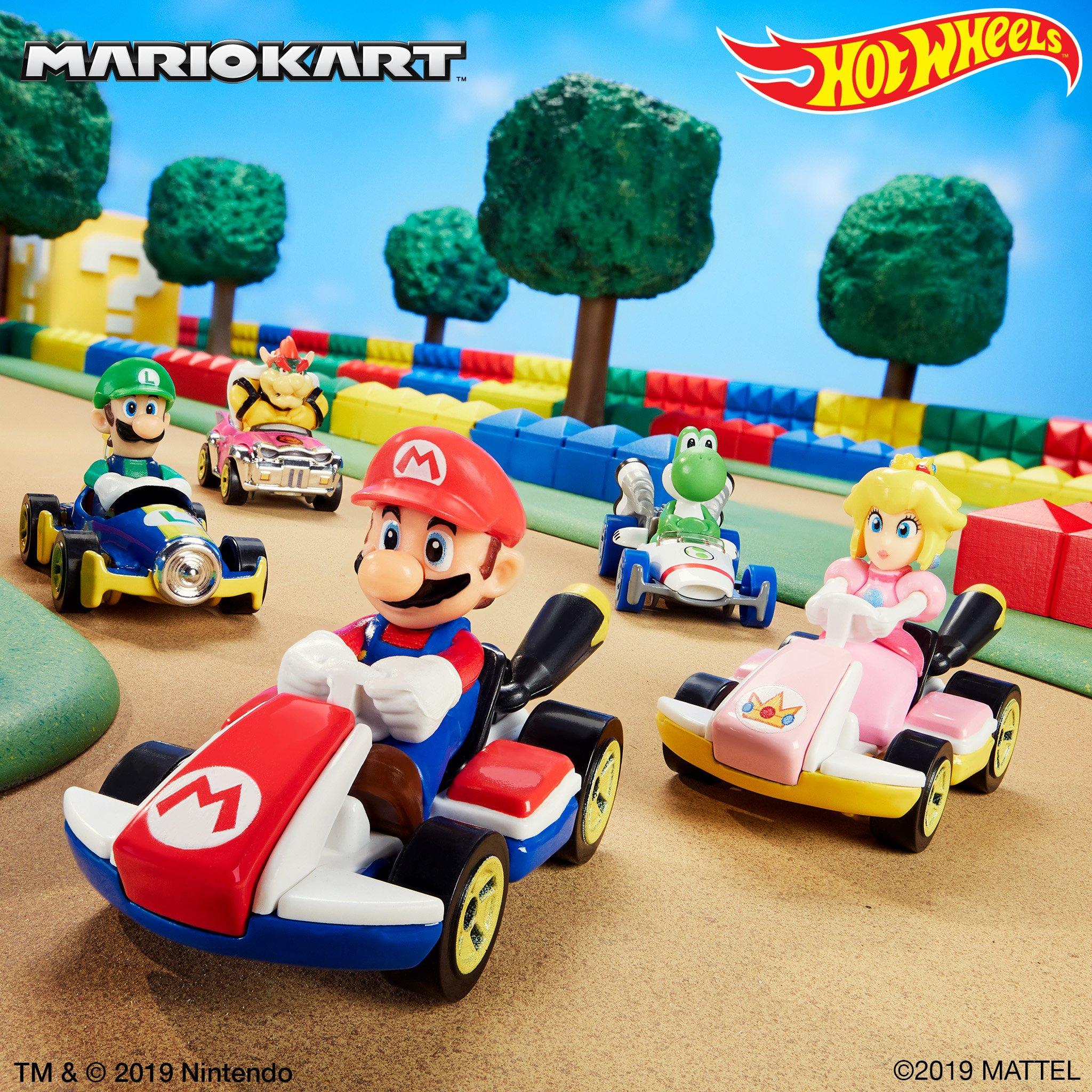 hot wheels mario kart cars