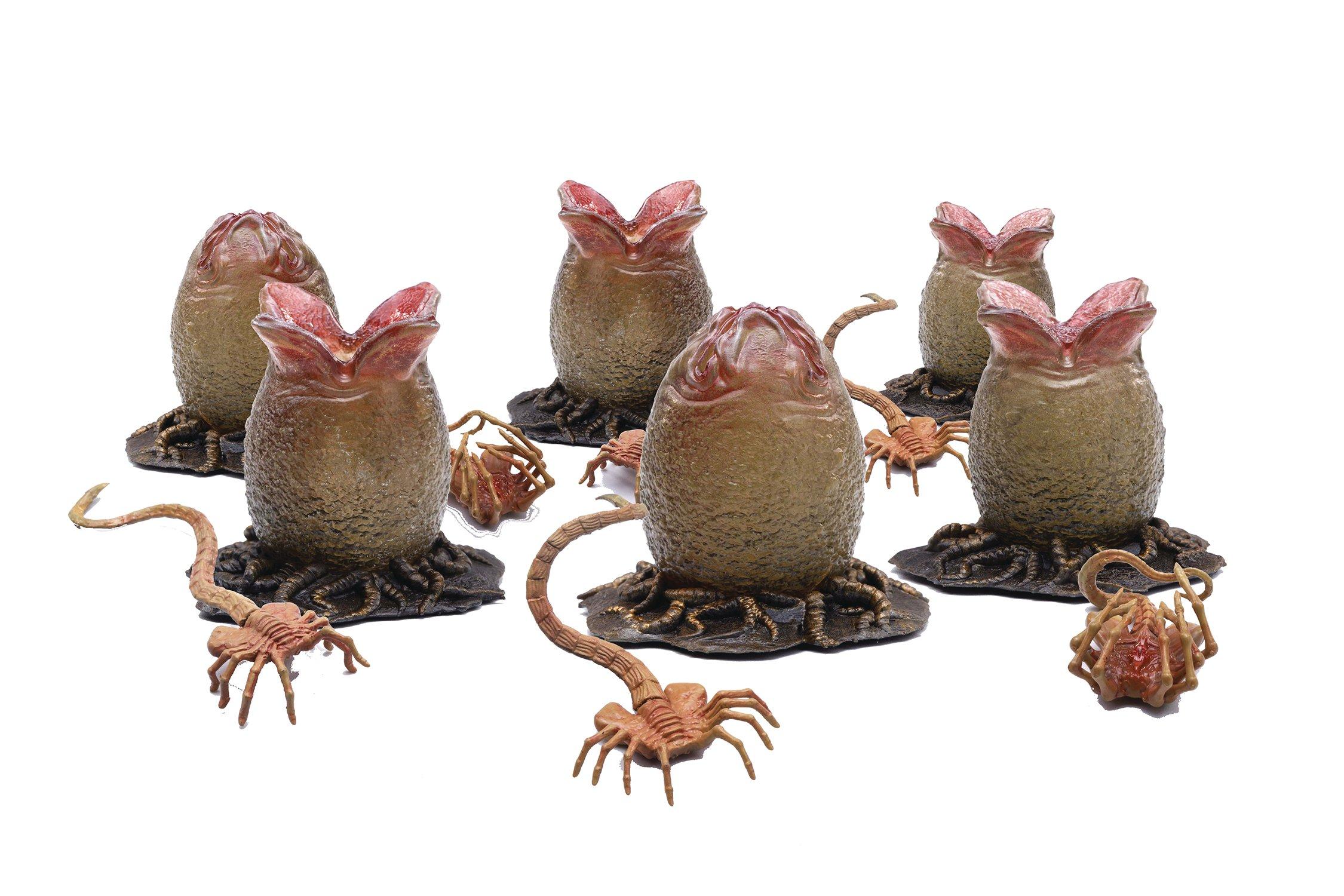 Hiya 1/18 Alien Seed Egg & Facehugger Set of 6 For Predators New 