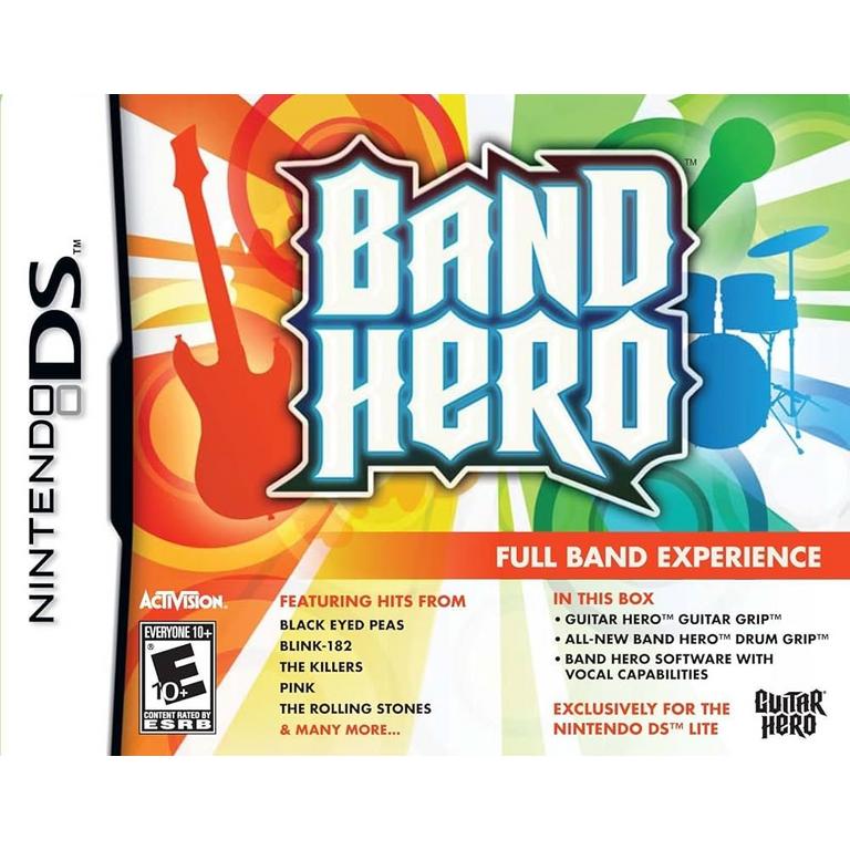 Band Hero with Fret and Adapters - Nintendo DS
