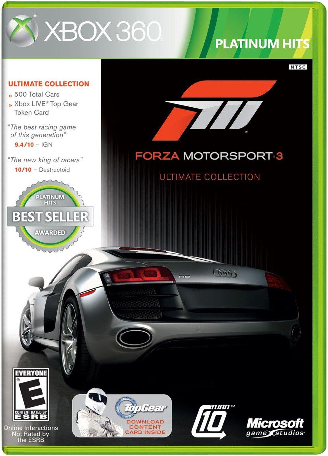 Forza Motorsport 3 Complete Xbox 360 Not For Resale Version - TESTED &  WORKING!