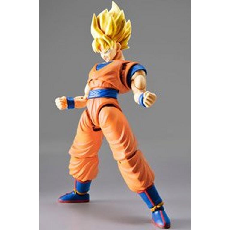 Dragon Ball Z Super Saiyan Son Goku New Packaging Version Figure Rise Standard Model Kit Gamestop