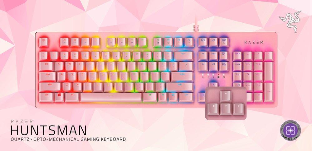 Razer Huntsman Quartz Edition Wired Opto-Mechanical Gaming Keyboard
