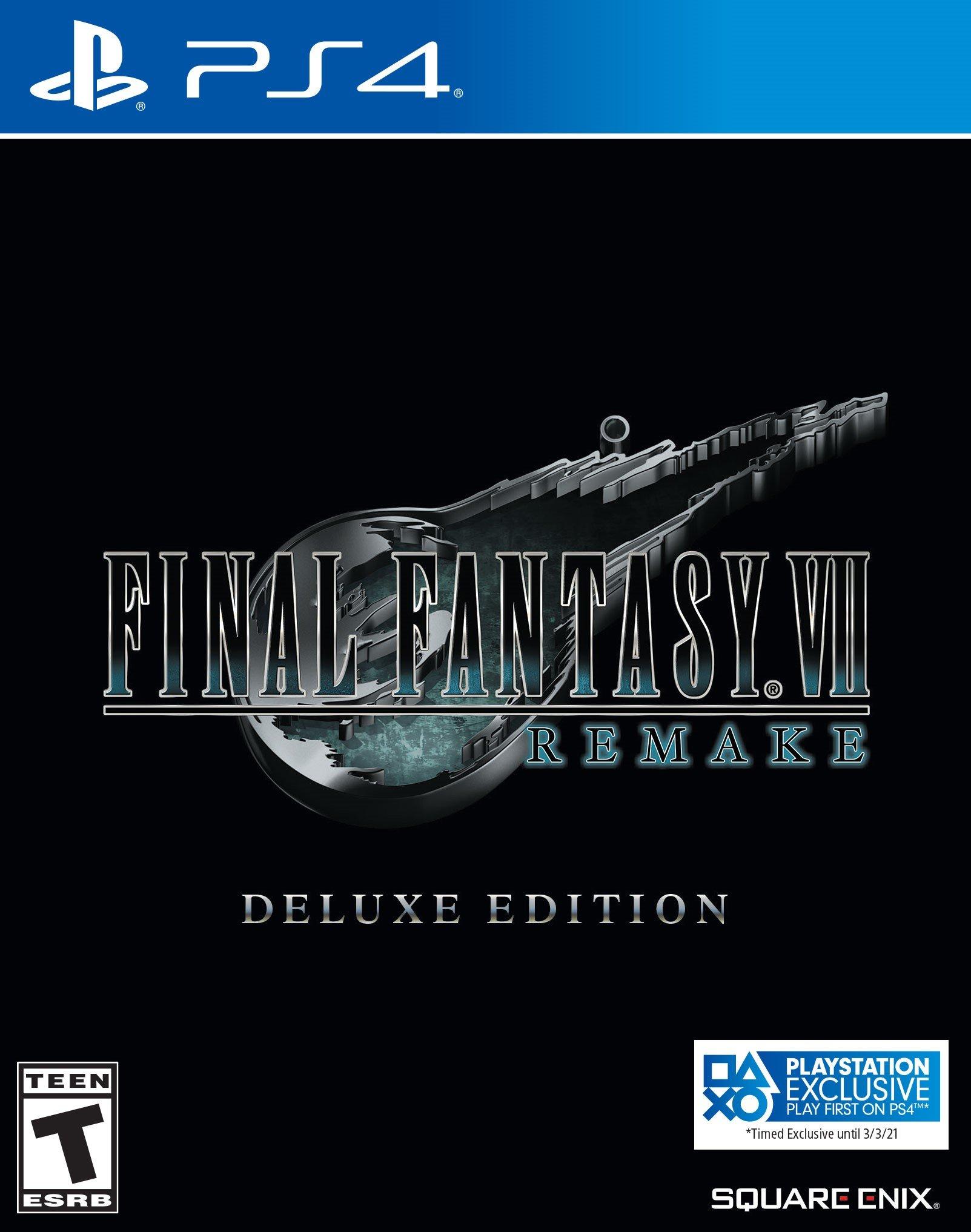 Final Fantasy Vii Remake Deluxe Edition Playstation 4 Gamestop