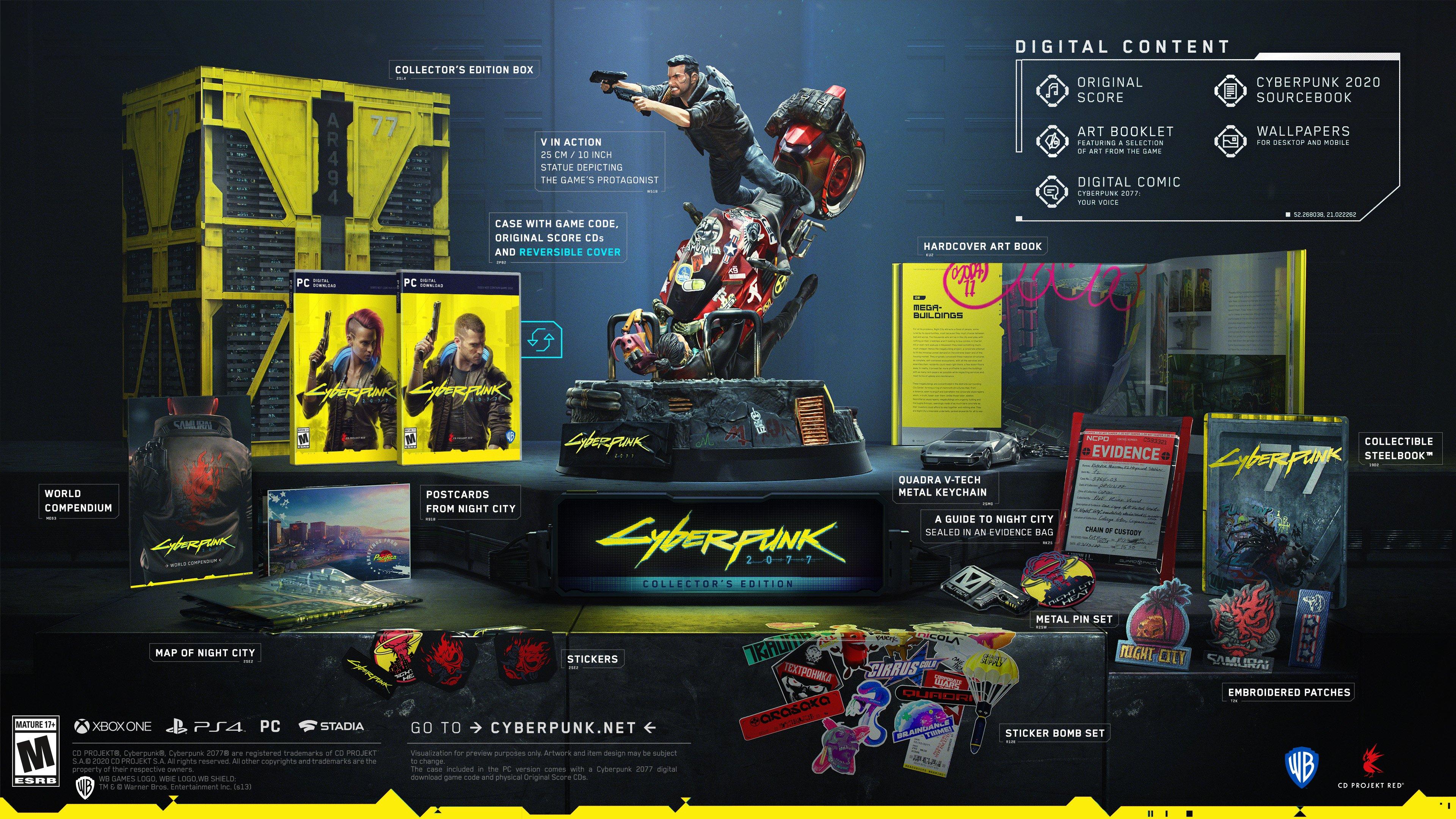 Cyberpunk 2077 Collector S Edition Pc Gamestop