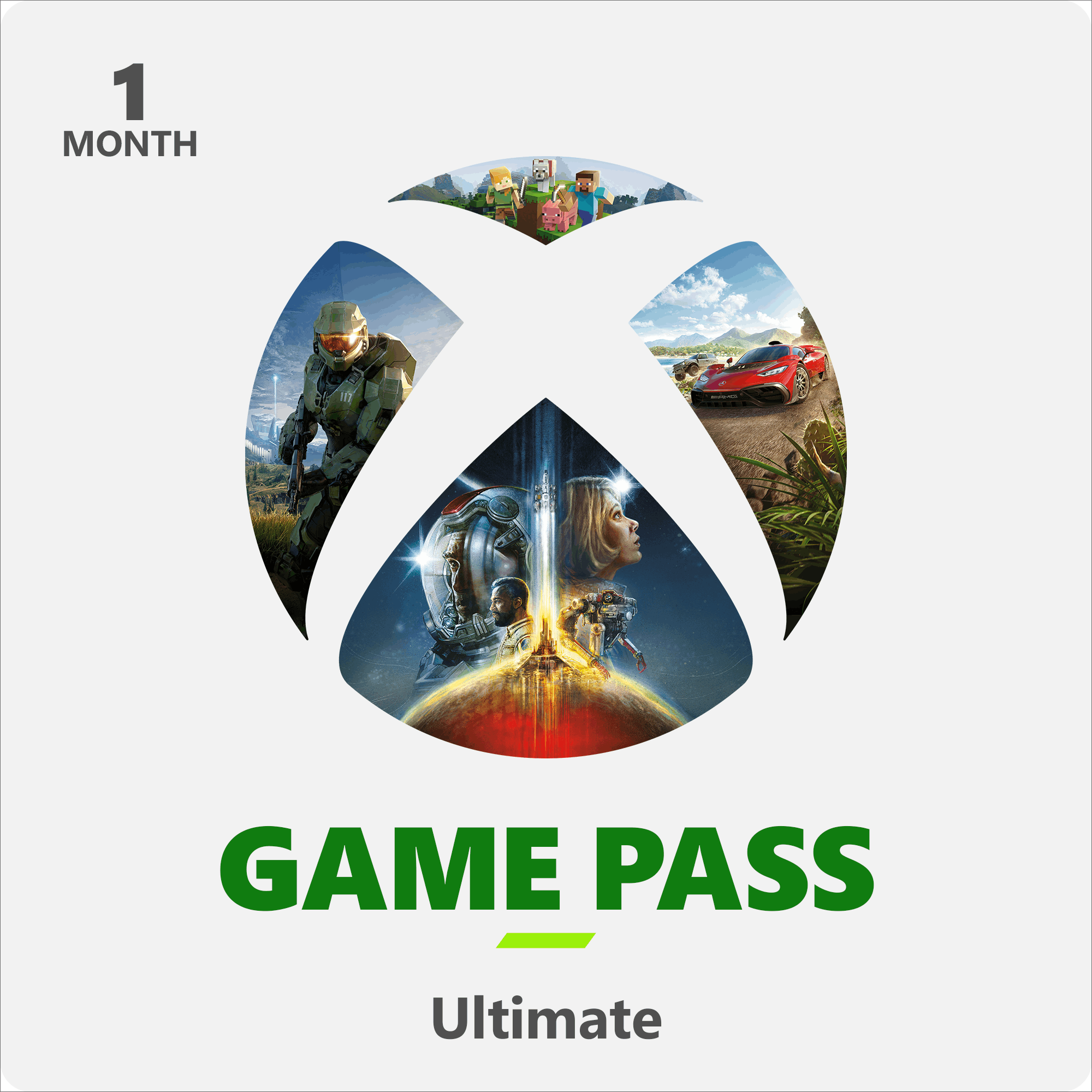 Desapego Games - Gift Cards > Xbox Gamepass Ultimate 1 Mes